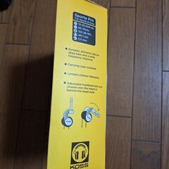 【未使用品】KOSS オープン型ヘッドホン オーバーヘッド/ネックバンド兼用 SPORTA PROの画像