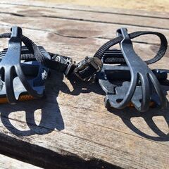 自転車　ペダル　トゥクリップの画像