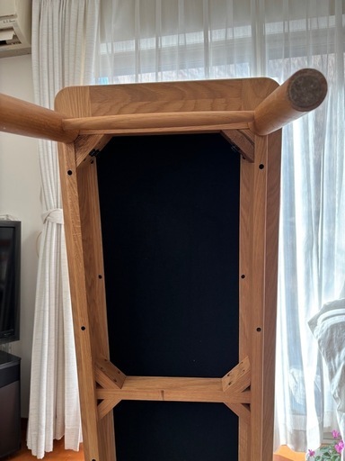 無印良品　端材を使った　木製　リビングダイニング　ベンチ