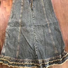 古着のデニムジャケット、スカート サイズ L～LLの画像