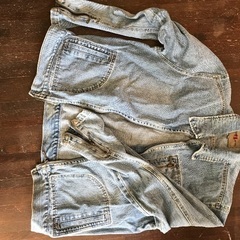 古着のデニムジャケット、スカート サイズ L～LLの画像
