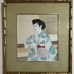 Shinsui Ito Woodblock Print Beautiful Woman