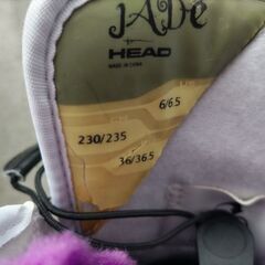 【０円　女の子　スノボブーツ23cm〜23.5cm　傷みあり】の画像