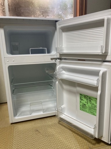 2ドア冷蔵庫