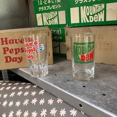 ペプシコーラ、マウンテンドゥ未使用グラス
