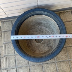 植木鉢 大型 陶器 直径40cm 高さ24cmの画像