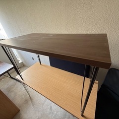 ニトリ組み合わせデスク　118cmの画像