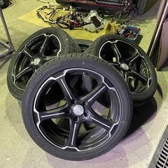 バリ山18インチタイヤホイールセット　225/45r18 5穴 ...