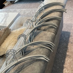 滑らないハンガー　グレー40本セット
の画像