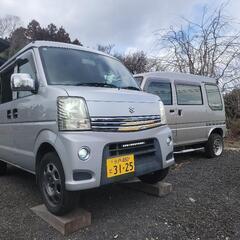 エブリィ 64V ハイルーフ 後期ワゴン顔面 リフトアップ アゲバンの画像