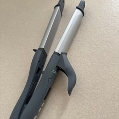 美品サロニア 32mm カールストレートアイロンの画像