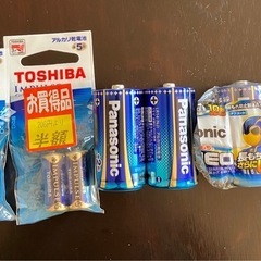 パナソニック　Panasonic　東芝　TOSHIBA　アルカリ...