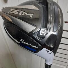 売り切れ★TaylorMade SIM 9° (シャフトに注目) エボ6 フレックス.Sの画像