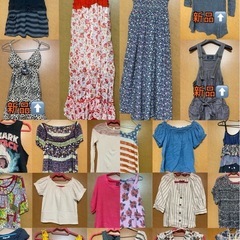 20%オフ中！3/31まで★最終値引中！【お得★大量レディース服】【新品含むZARAなど】【合計75枚,ポリ袋大1,中2】の画像