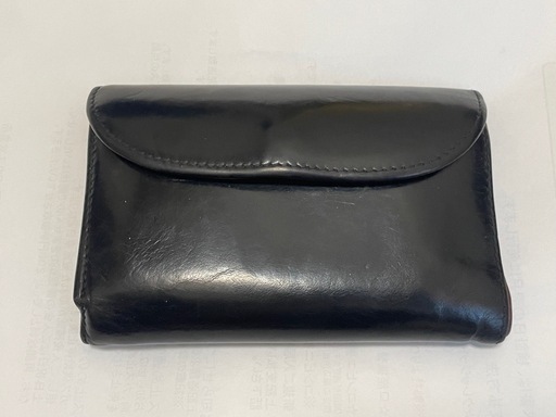 ホワイトハウスコックス　三つ折り財布(赤・黒)