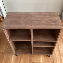 カラーBOXワゴン【町田市再生家具】0227の画像