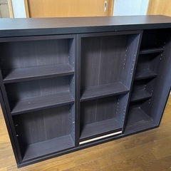 [お譲りする方が決まりました]スライド式本棚　 コミック可