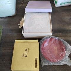 未使用品樹脂製お重、菓子鉢