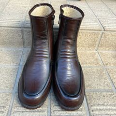 COSSACKY 幅広 3E ローヒール 防水ブーツ 24.5cm
