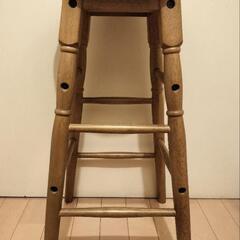 GEORGE’S　ビンテージ調　ハイスツール　木製　カウンターチェア　ハイチェアの画像
