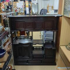茶箪笥　和風アンティーク(幅121×奥行36×高さ128cm）高級感あり！【浜村鹿野温泉ICから3分 買取本舗 宮本リサイクル 営業時間9～19時 定休日水曜のみ←連絡できませんm(_ _)m】の画像