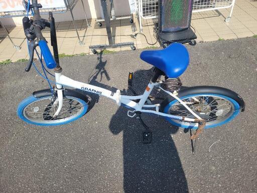 GRAPHIS　グラフィス　20インチ　折り畳み自転車　6段階切替付　防犯登録可　中古　リサイクルショップ宮崎屋住吉店25.2.27