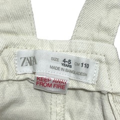 ZARA サロペット 4-5 110cmの画像