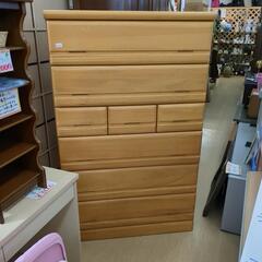 ６段チェスト　幅89.5×奥行45.5×高さ144cm、キズ・シミ・お買い得！6000円【浜村鹿野温泉ICから3分 買取本舗 宮本リサイクル 営業時間9～19時 定休日水曜のみ←連絡できませんm(_ _)m】の画像