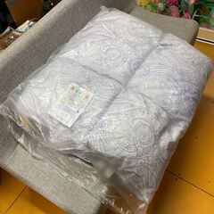 西川のふとん　高級羽毛肌掛け布団　シングル　防ダニ加工クリーニング済み