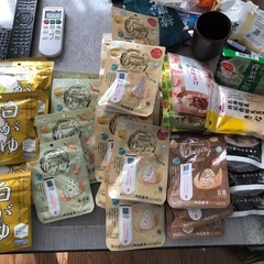 非常食・アルファ米・お粥・スープ・ふりかけ・きな粉
