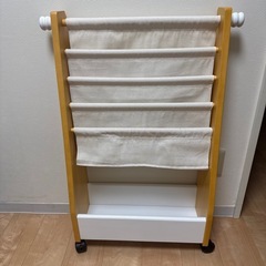 本棚  子供用 絵本 ラック キャスター付き
