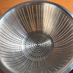 【お渡しの方決定しました】調理用ステンレスボウル＆ザルの画像