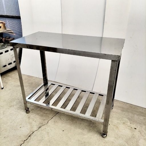 ⭕️受取人様決定⭕️ 業務用ステンレス作業台 幅900× 奥行き500× 高さ800mm  ステンレス作業台 ワークテーブル 業務用　