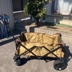 キャンプ用カート　机付き
