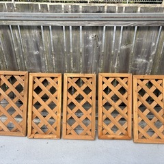 ※値下げ※【未使用品】バラ売り可　ガーデンラティス　5点4000円→2500円の画像