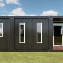 現地組立 ユニットハウス 簡易ナハウス 低コスト 耐火 物置・別宅・従業員宿舎，仮設住宅、工事用ハウス、現場事務所、迅速な組み立ての画像