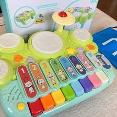 多機能 知育玩具 楽器　ピアノ ドラム など沢山のメロディー 英語
