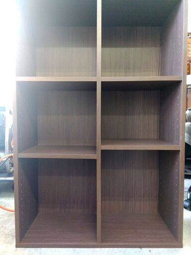 ニトリ リブリー マルチ書棚 ブラウン系 幅73×奥30×高178㎝ 収納 家具 ブックラック 本棚 札幌市 中央区 南12条