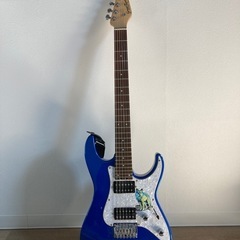 エレキギター（青）　GC1838483 ケース付き