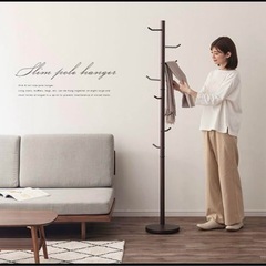 新品未開封　コートハンガー　ブラウン