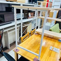【店頭引取限定】コーナーデスク パソコンデスク ラック付き の画像