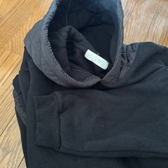 更にお値下げ✨超美品✨オシャレウォーカーn'OrLABEL裏起毛キルティング切り替えパーカーフリーサイズの画像