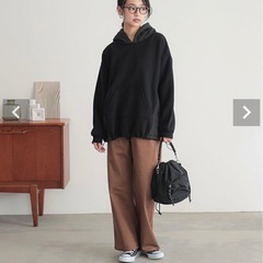 更にお値下げ✨超美品✨オシャレウォーカーn'OrLABEL裏起毛キルティング切り替えパーカーフリーサイズの画像