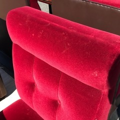 受け渡し決定！店舗向けダイニングテーブルセット/赤