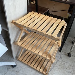 お取引き中です！棚　木製　中古の画像