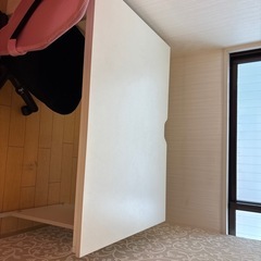 机、椅子、棚付き新しいよ、白の画像