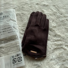 新品　手袋　レディース　ブラウン　ブランドの画像