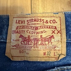 LEVI’S USA 501XX 90s Vintage 赤文字 W32 L34の画像