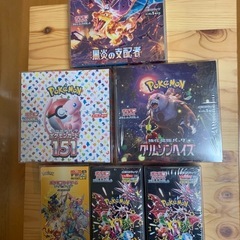  ポケモンカード 新品未開封 シュリン付き 6箱