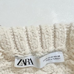 【ZARA】 もこ編みニット＋ウールニットの画像